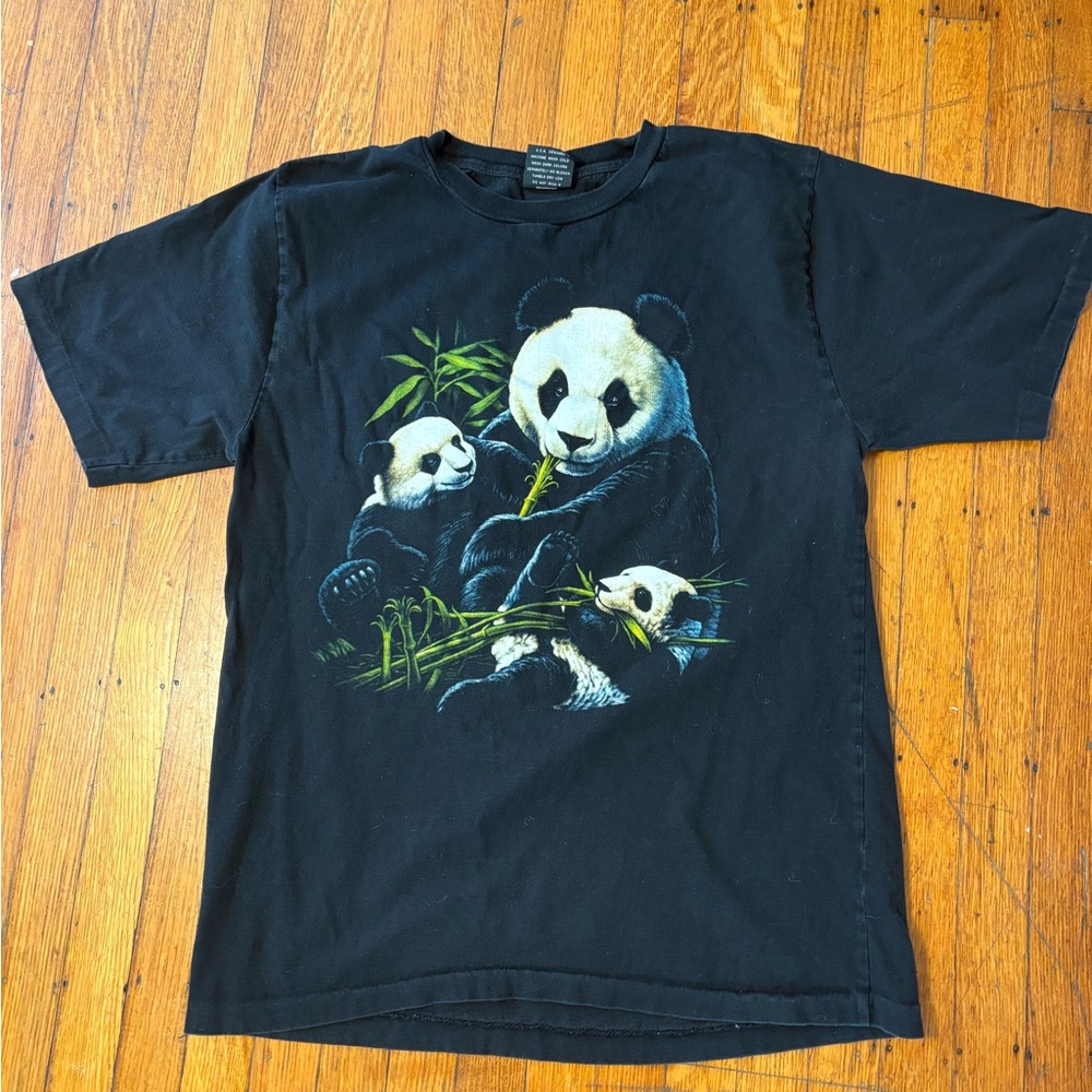 90s Single Stitch Panda Shirt by Metal Heaven